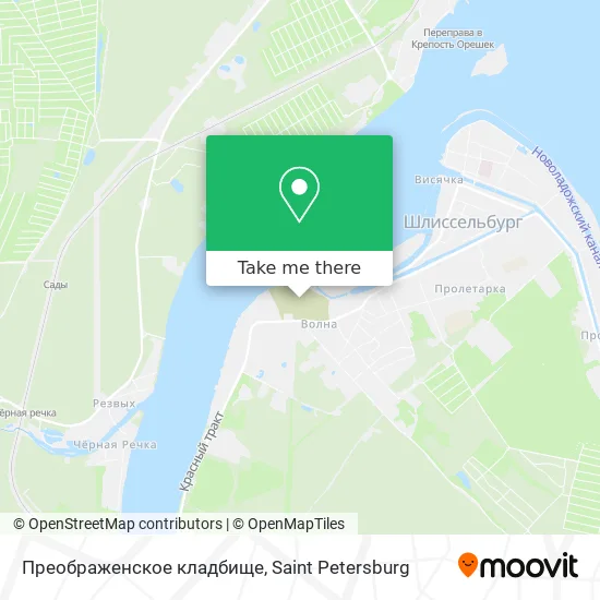 Преображенское кладбище map