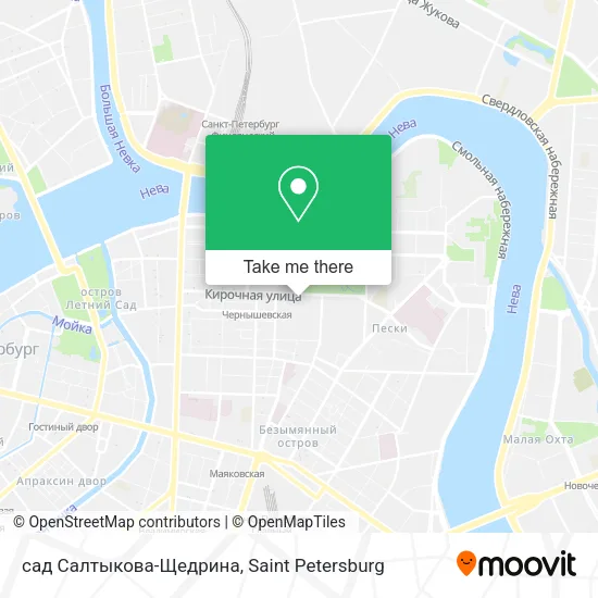 сад Салтыкова-Щедрина map