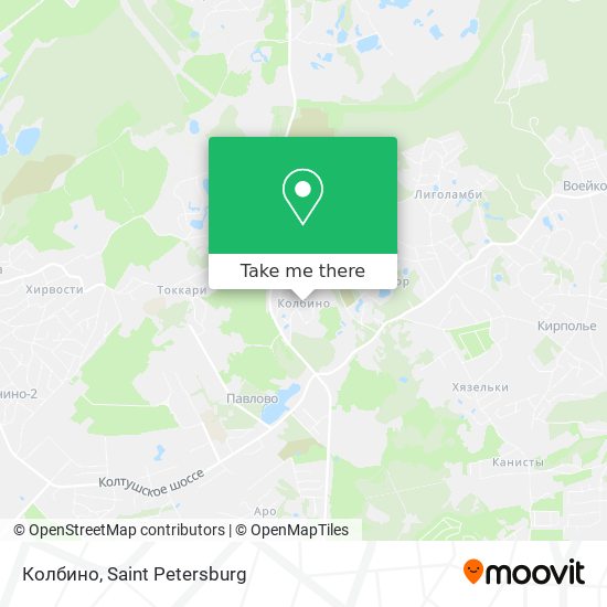 Колбино map