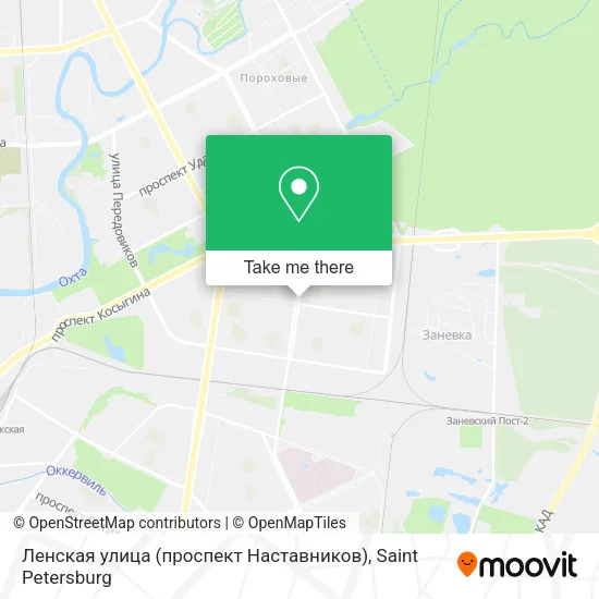 Ленская улица (проспект Наставников) map