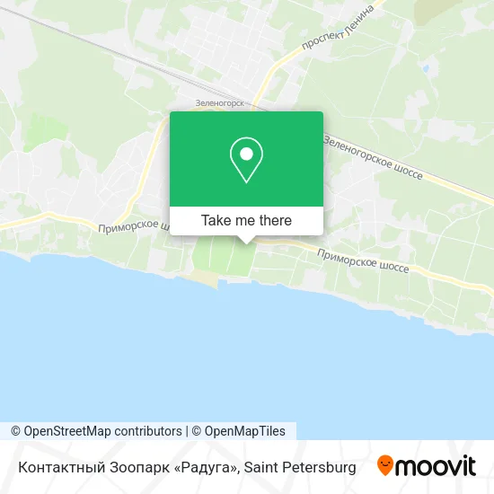 Контактный Зоопарк «Радуга» map