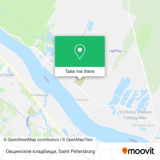 Овцинское кладбище map