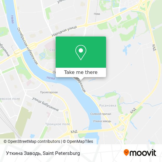 Уткина Заводь map