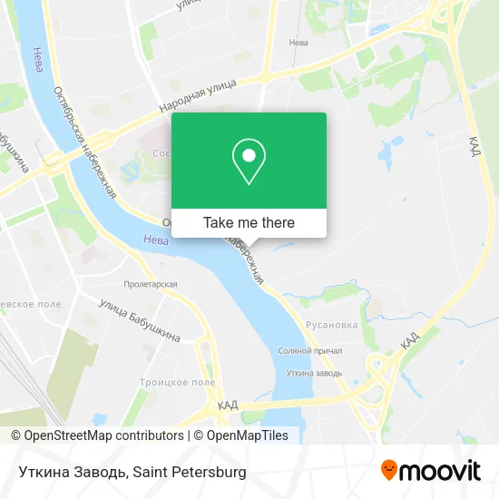Уткина Заводь map