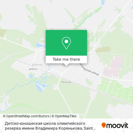 Детско-юношеская школа олимпийского резерва имени Владимира Коренькова map