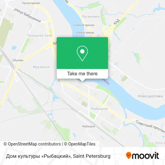 Дом культуры «Рыбацкий» map