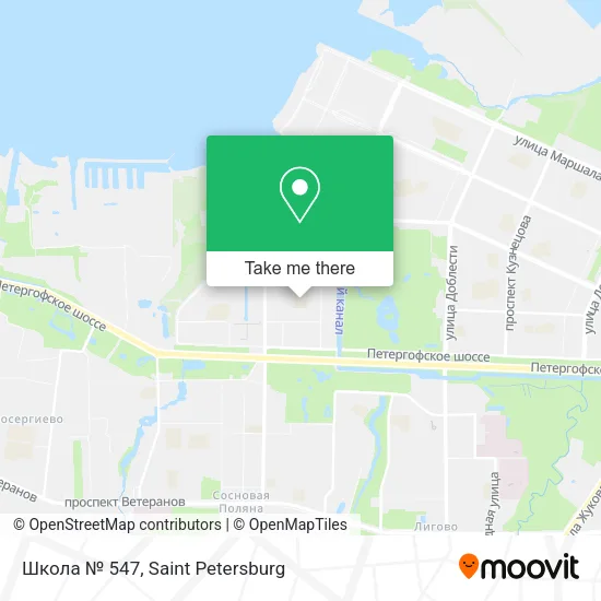 Школа № 547 map