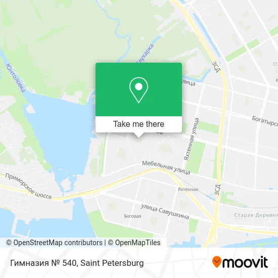Гимназия № 540 map