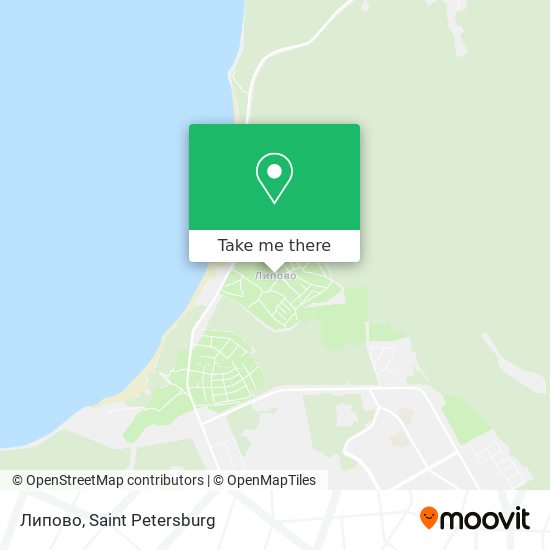 Липово map