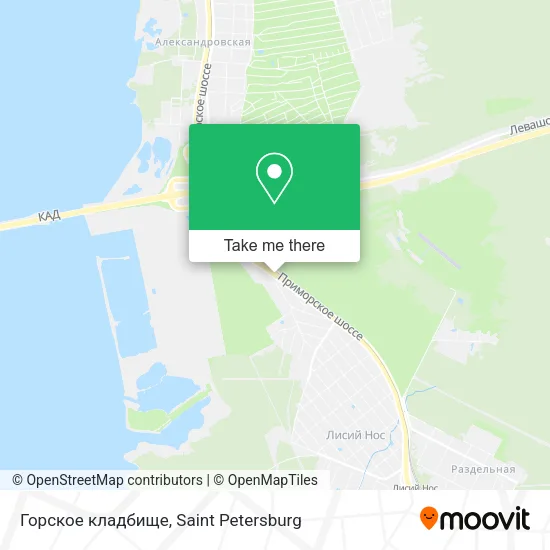 Горское кладбище map