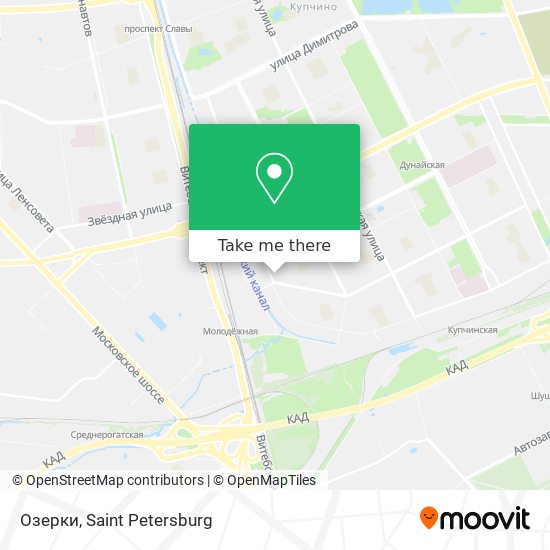 Озерки map