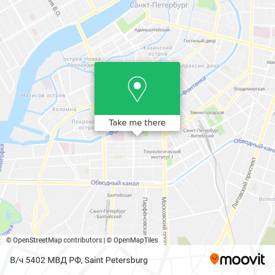 В/ч 5402 МВД РФ map