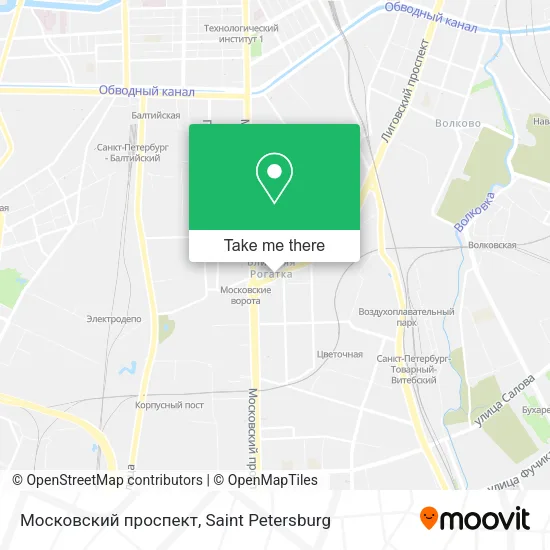 Московский проспект map