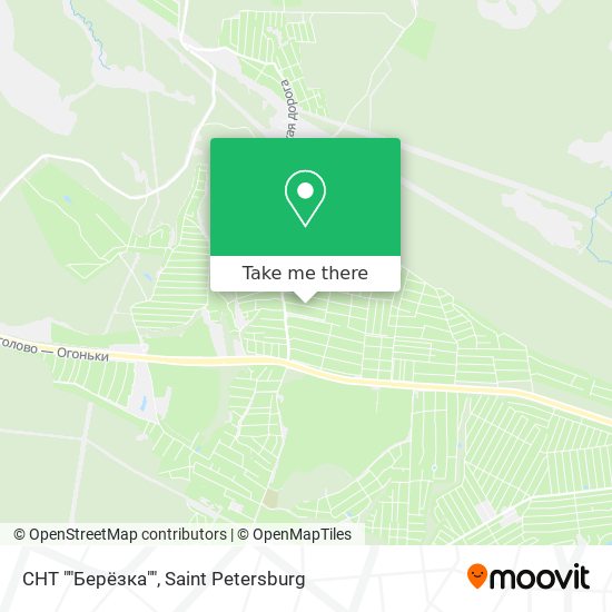 СНТ ""Берёзка"" map