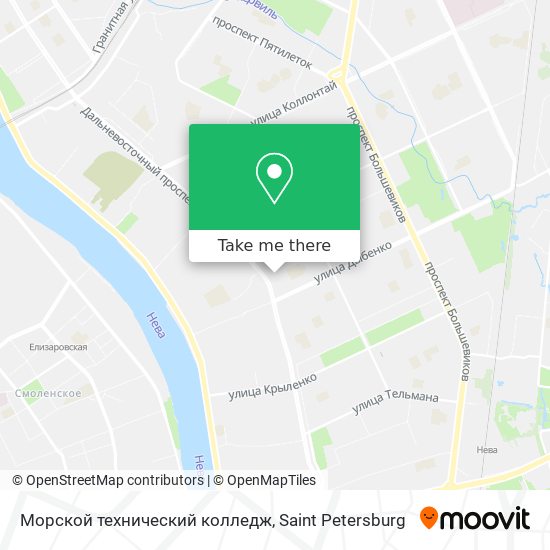Морской технический колледж map