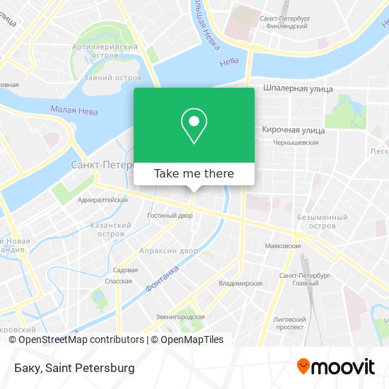 Баку map