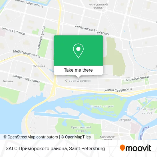 ЗАГС Приморского района map