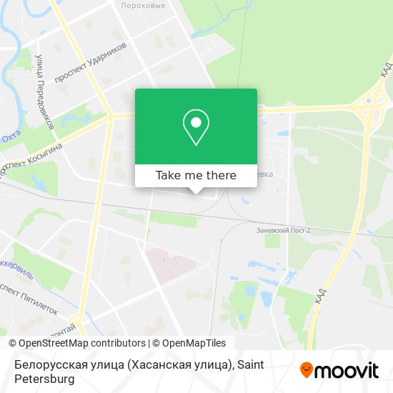 Белорусская улица (Хасанская улица) map