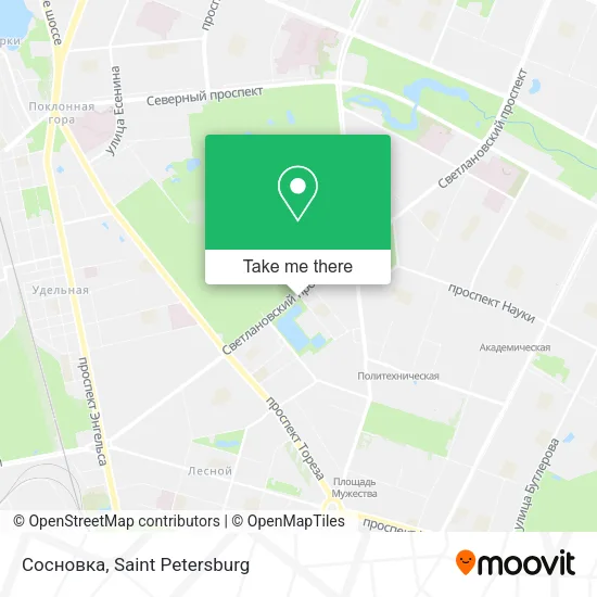 Сосновка map