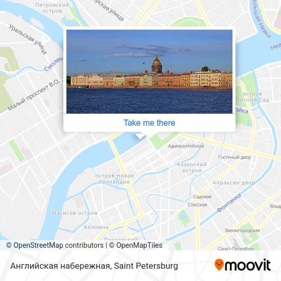 Английская набережная map