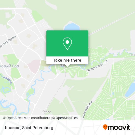 Калище map