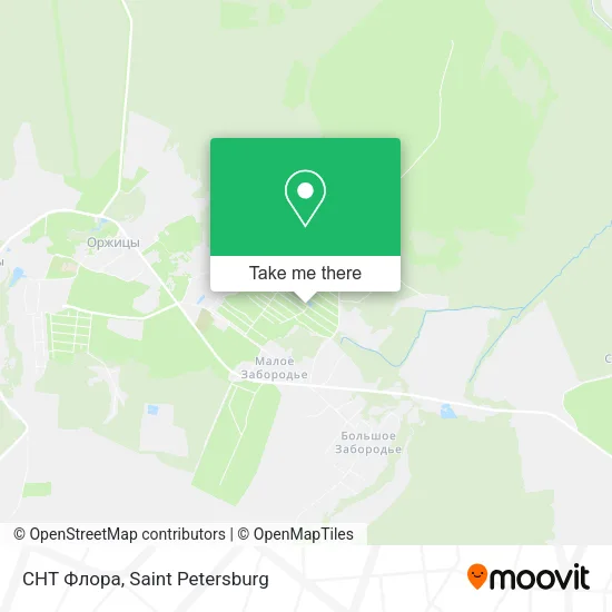 СНТ Флора map