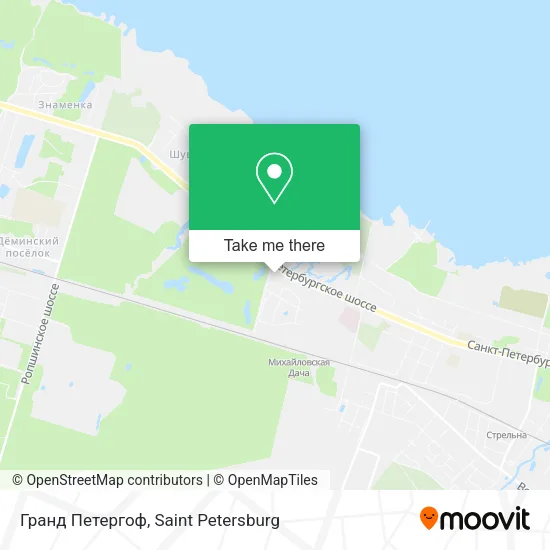 Гранд Петергоф map