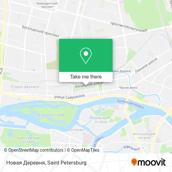 Новая Деревня map