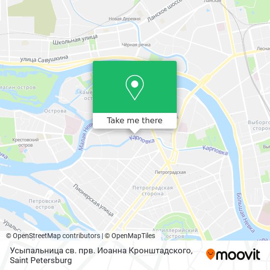 Усыпальница св. прв. Иоанна Кронштадского map