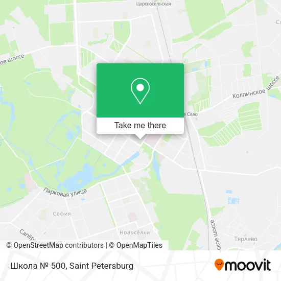 Школа № 500 map