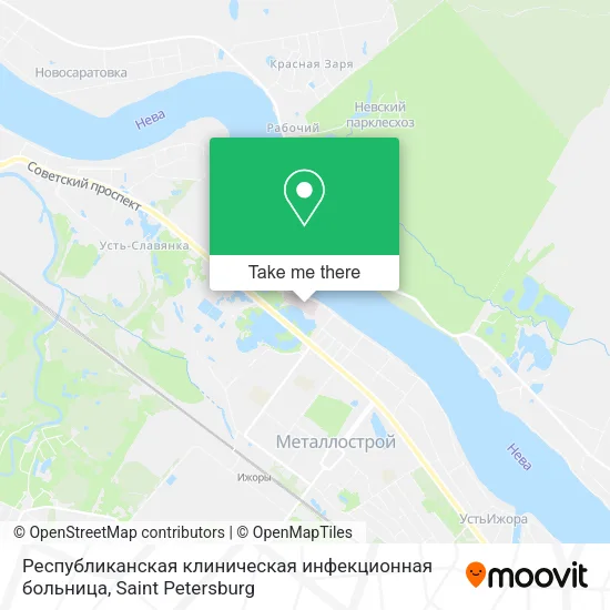 Республиканская клиническая инфекционная больница map