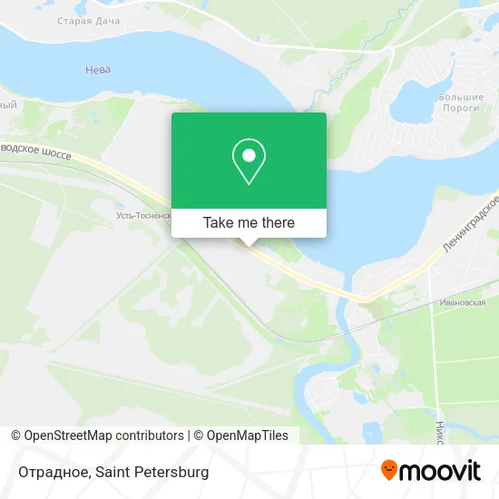 Отрадное map