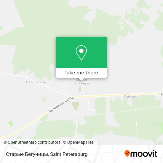 Старые Бегуницы map