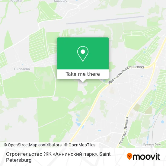 Строительство ЖК «Аннинский парк» map