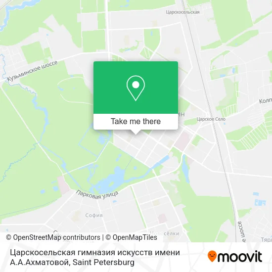 Царскосельская гимназия искусств имени А.А.Ахматовой map
