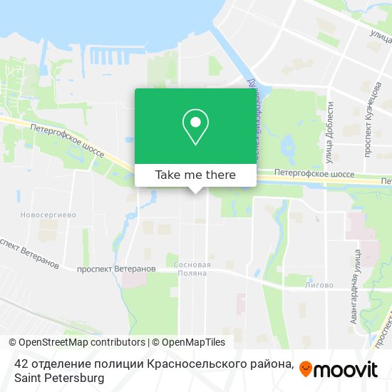 42 отделение полиции Красносельского района map