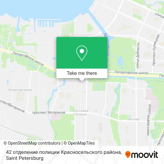 42 отделение полиции Красносельского района map