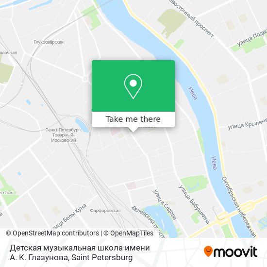 Детская музыкальная школа имени А. К. Глазунова map