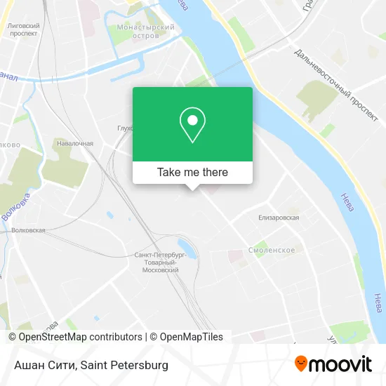 Ашан Сити map