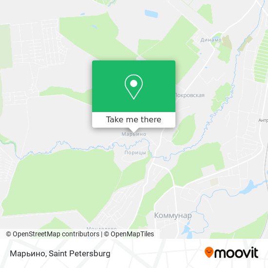 Марьино map