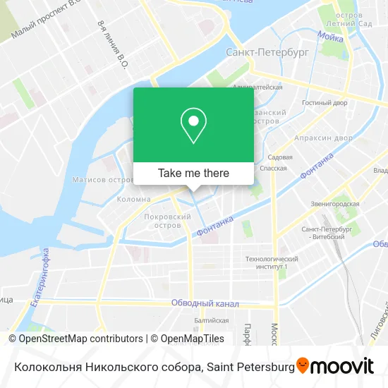 Колокольня Никольского собора map