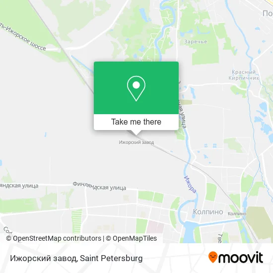 Ижорский завод map