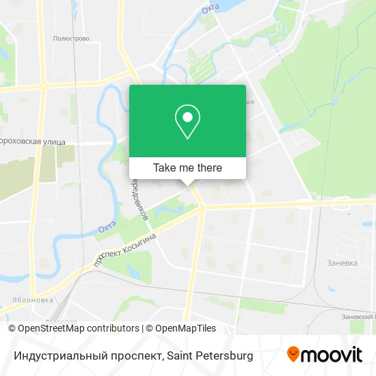 Индустриальный проспект map