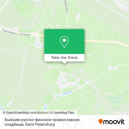 Бывшее русско-финское православное кладбище map