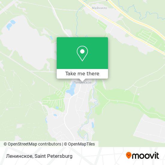 Ленинское map