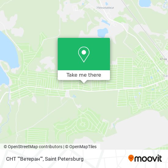 СНТ ""Ветеран"" map