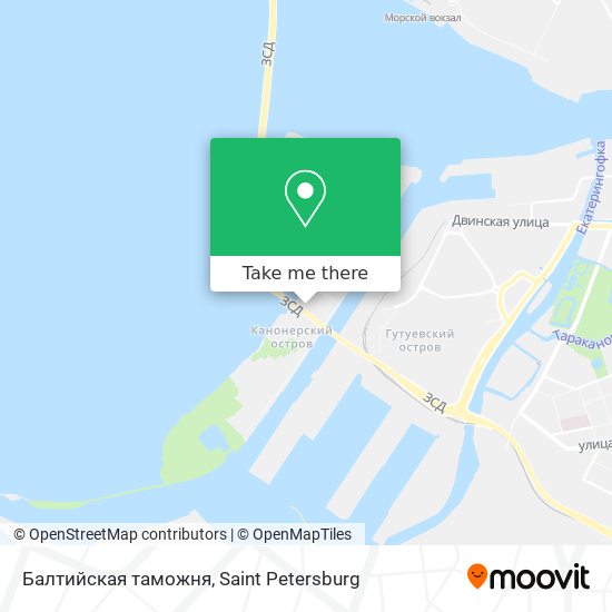 Балтийская таможня map