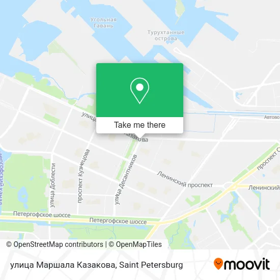 улица Маршала Казакова map