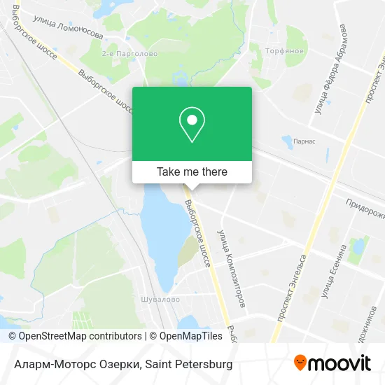 Аларм-Моторс Озерки map