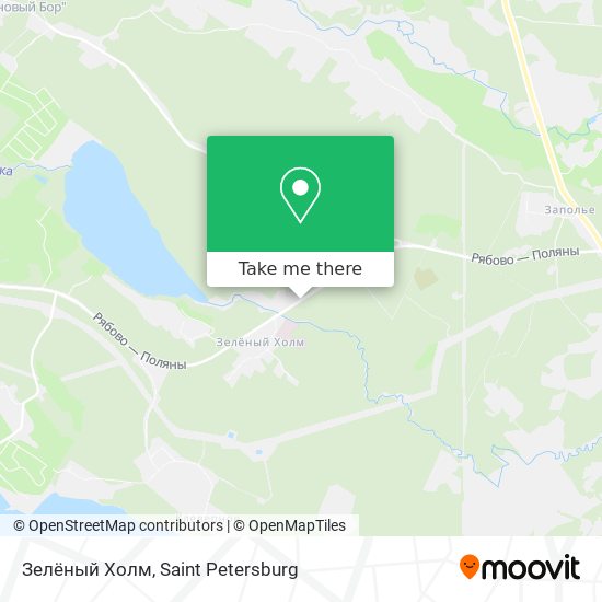 Зелёный Холм map